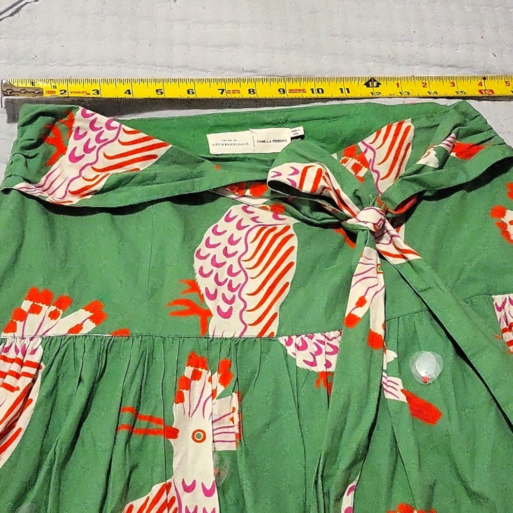 Anthropologie Camilla Perkins Cockateau Skirt